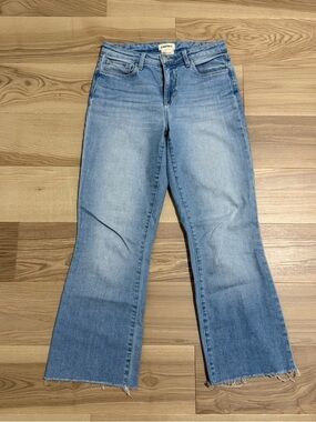MOTHER “The Hustler Ankle Fray” jeans